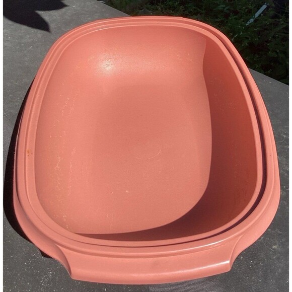 Tupperware Vintage Micro Steamer Microwave 6 Cups Mauve Pink - Picture 8 of 12